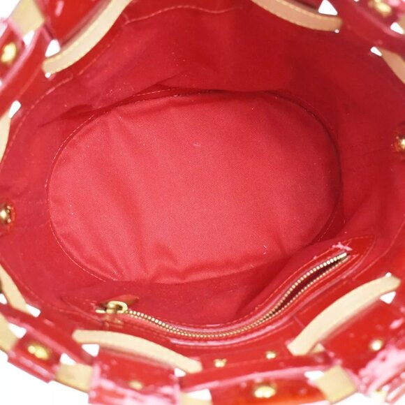 LOUIS VUITTON Neo Bucket Tote Bag Monogram Patent Leather BN Red M95613 11GA702 - Picture 6 of 16